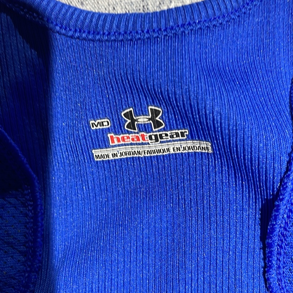Blue heatgear tank top - Picture 2 of 3